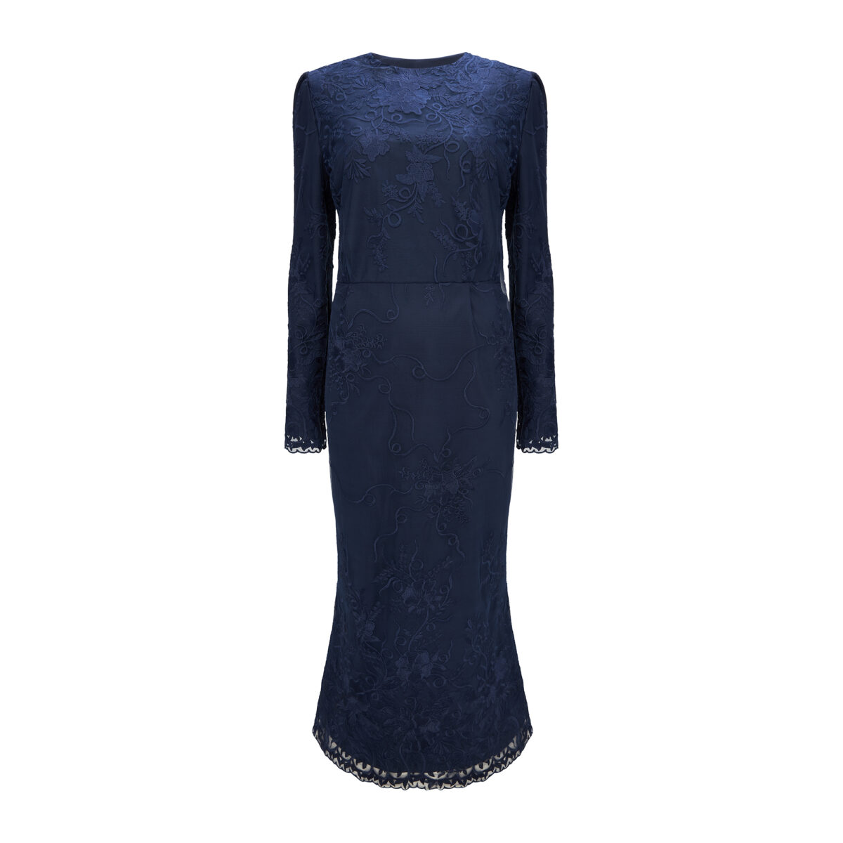 Komplet koronkowy granat